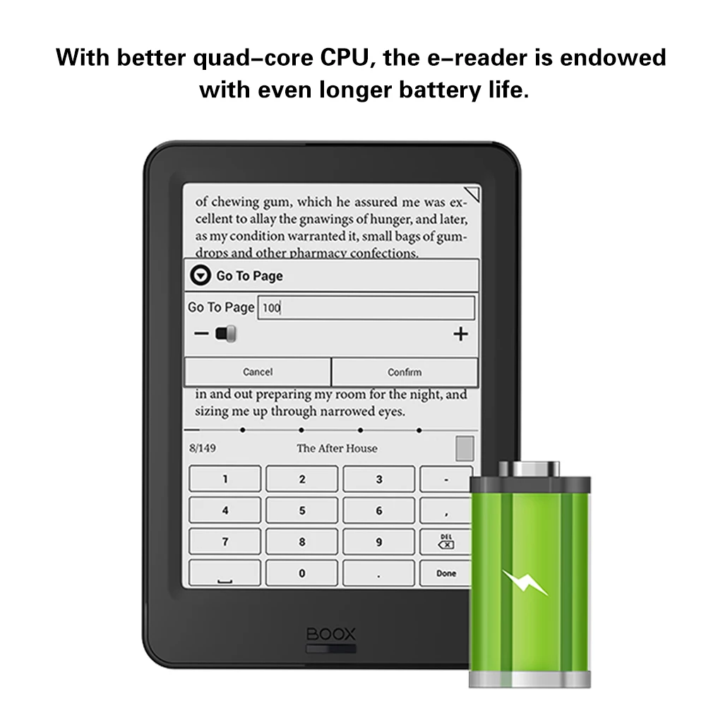 Новая модель Ebook Reader ONYX BOOX Poke Pro " Электронная книга 2G/16G четырехъядерный E-reader BT WiFi сенсорный e-ink cta экран Android с Чехол