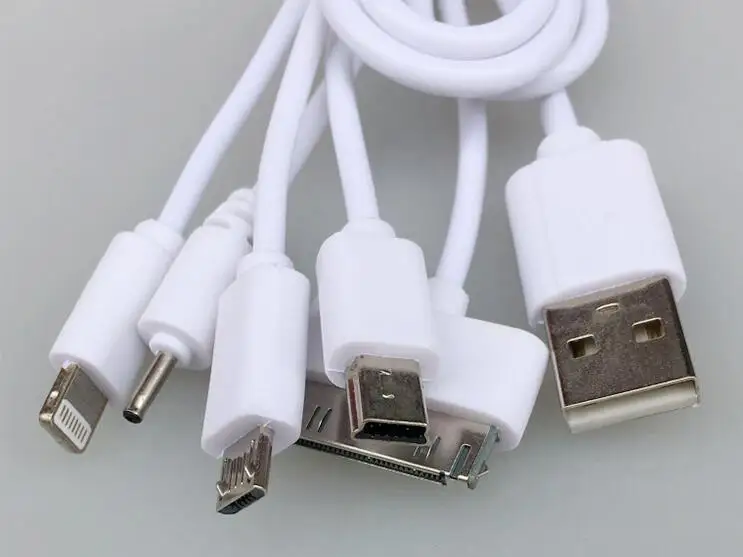 5 в 1 USB кабель Универсальный сотовый телефон core до для iphone ipad htc MP3 MP4 psp игры машина