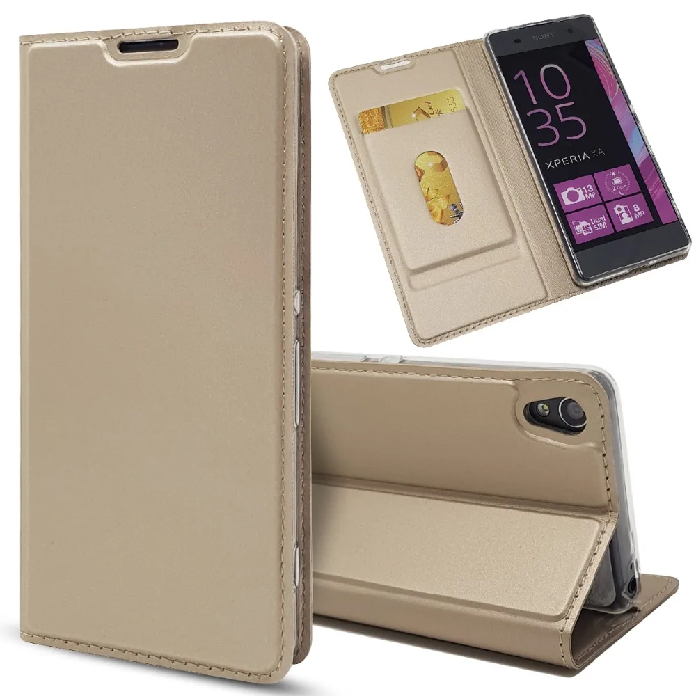 XA магнитные ПУ кожаные чехлы Etui для Sony Xperia XA X A Чехол Флип Капа для Sony XA xa F3111 F3112 F3113 F3115 F3116 Coque сумки