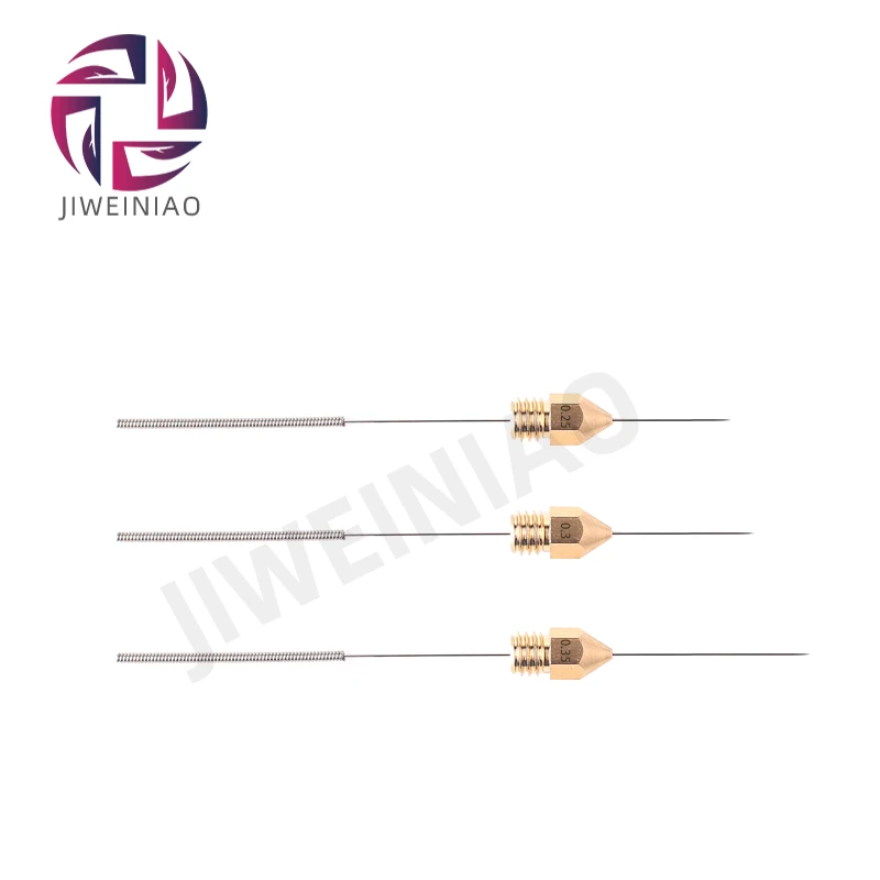 

JIWEINIAO Stainless Steel Cleaning Needle 0.15mm 0.2mm 0.25mm 0.3mm 0.35mm 0.4mmPart Drill For Nozzle 3D Printers Parts with Box