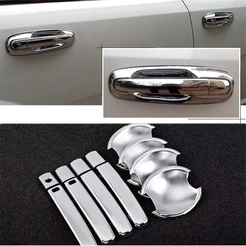 

Non-Rusty Chrome Door Handle Bowl Cover Cup Overlay Trim For Buick Excelle