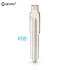 Сменный неразрезанный ключ KEYYOU 09 # для Mazda Vizi 323 626. Складной откидной ключ для автомобильного стайлинга, 929