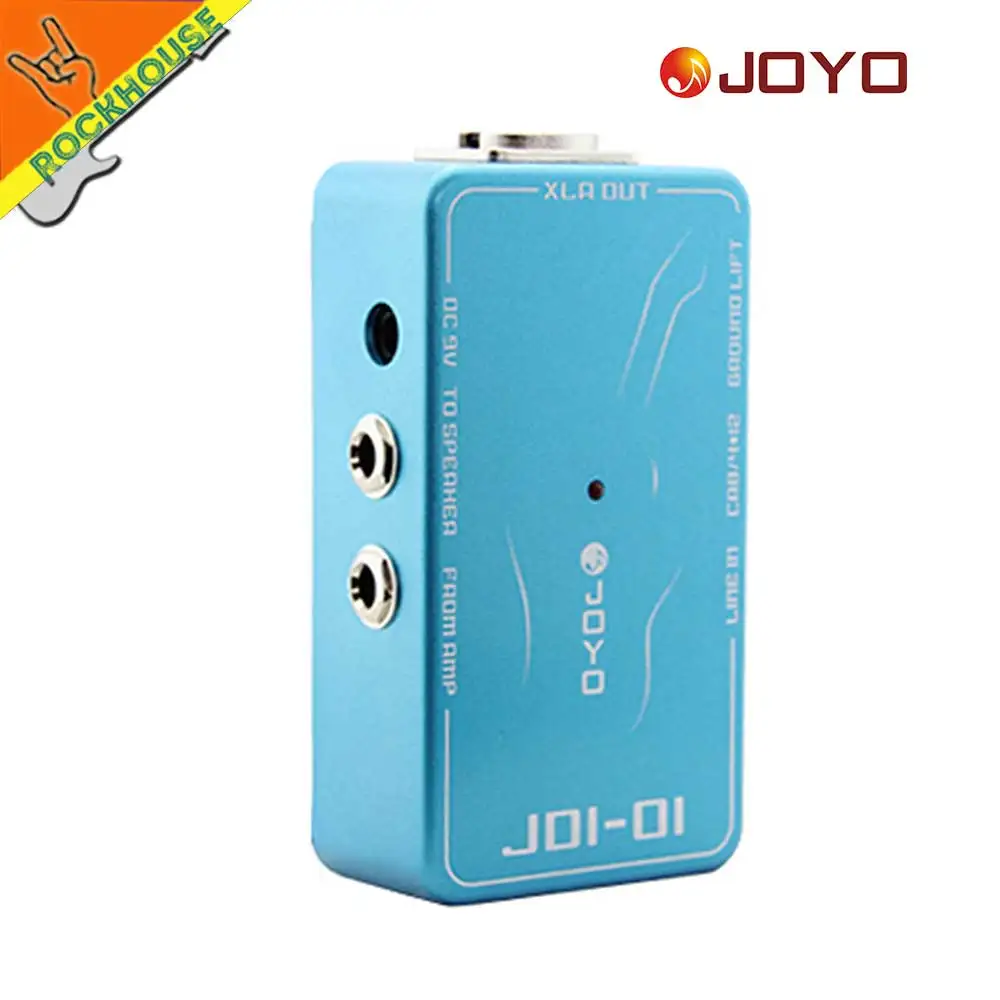 JOYO DI Box Passive Direct Injection Guitar Effects Pedal Unbalanced to Balanced signal output Sound System Free Shipping | Спорт и