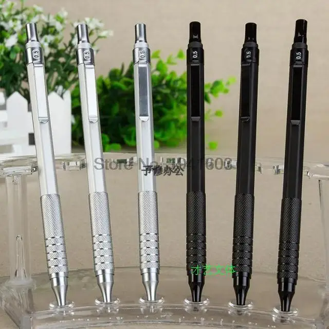 

2pcs/lot 0.5mm mechanical pencils full metal pencil
