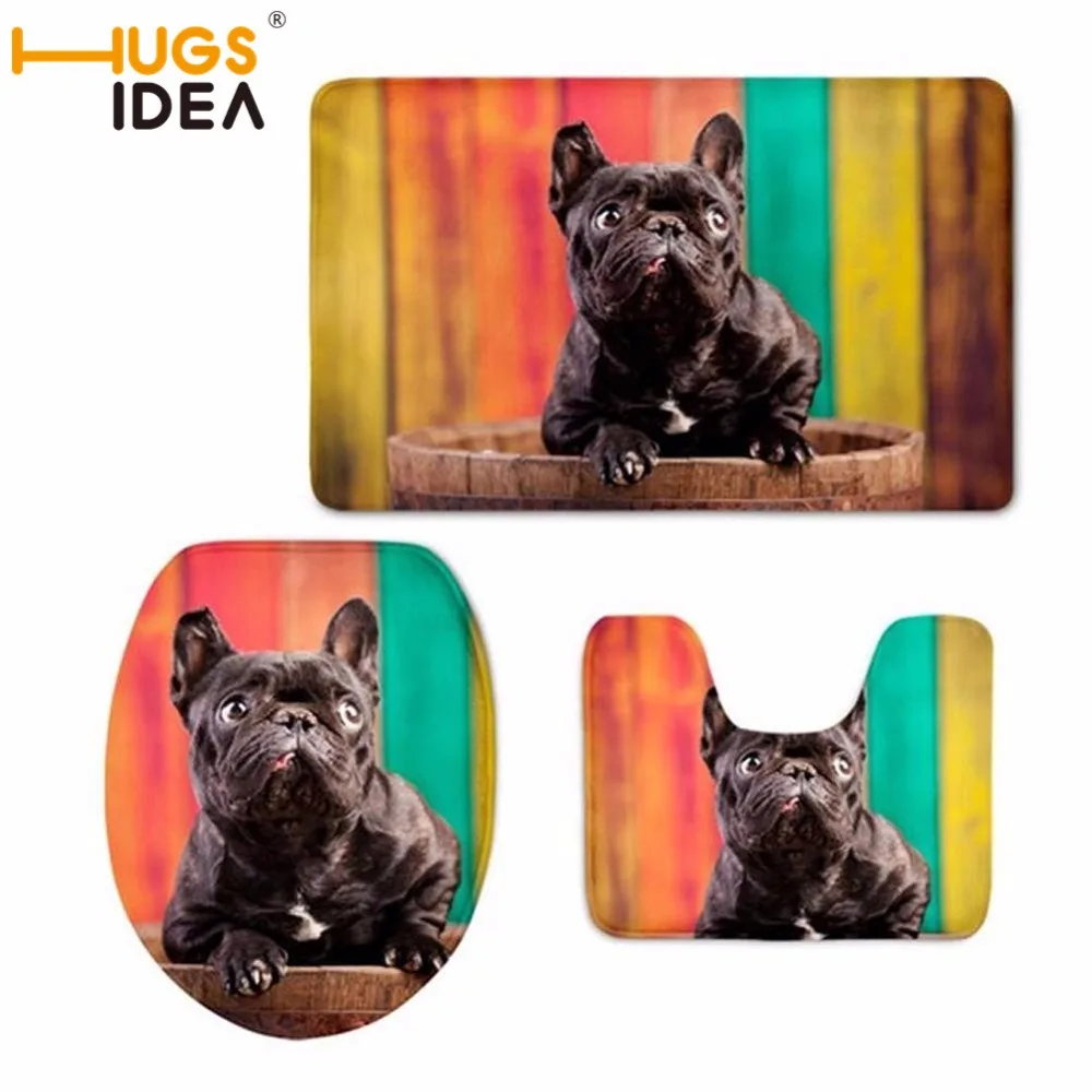 Набор нескользящих больших чехлов на сиденье унитаза HUGSIDEA в ванную комнату с