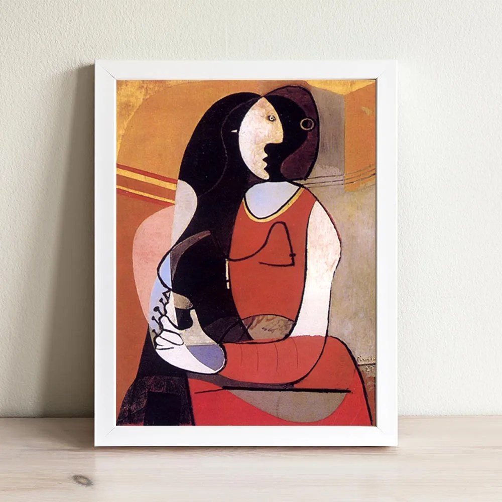 Allenjoy Picasso Масляные картины абстрактные девушки современные настенные диаграммы