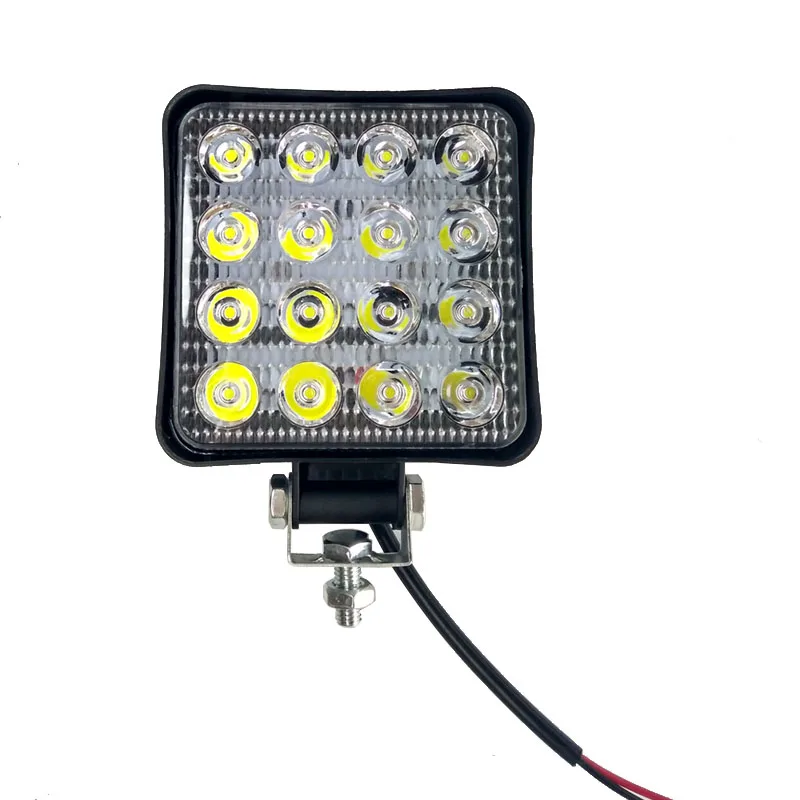 4-ДЮЙМОВАЯ 48W СВЕТОДИОДНАЯ РАБОЧАЯ ЛАМПА 12V OFF ROAD 4X4 ТРАКТОР ГРУЗОВИК 24V МОТОЦИКЛ ATV OFFROAD ТУМАННАЯ ЛАМПА РАБОЧЕГО СВЕТА