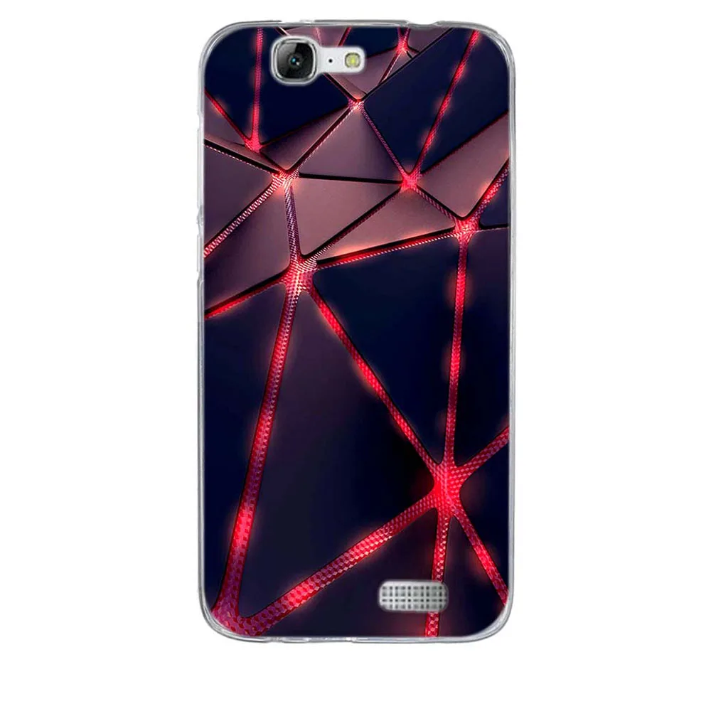 Чехол для Huawei Ascend G7 силиконовый мягкий ТПУ чехол телефона бампер C199 G7-L01 L03 задняя