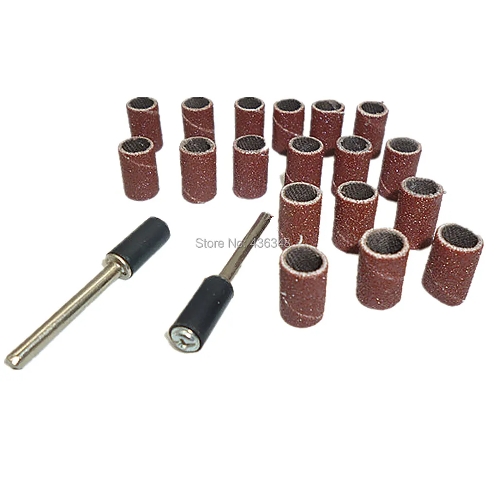 150 шт. шлифовальные ленты шлифовальной барабана # наждачной бумагой + 2 оправки для