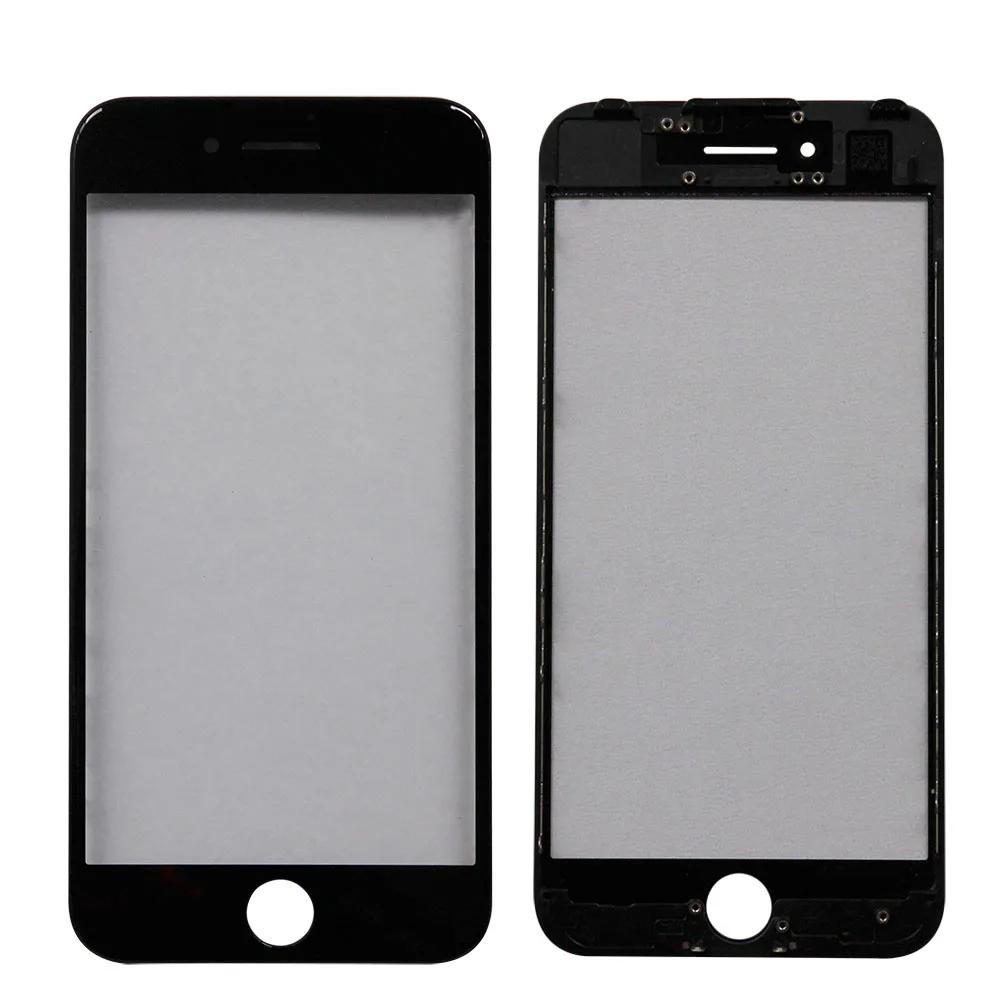10PCS/lot Front LCD Touch Panel Cover for iPhone 7 Screen Glass Outer Lens with frame Replacement Parts + tools | Мобильные телефоны