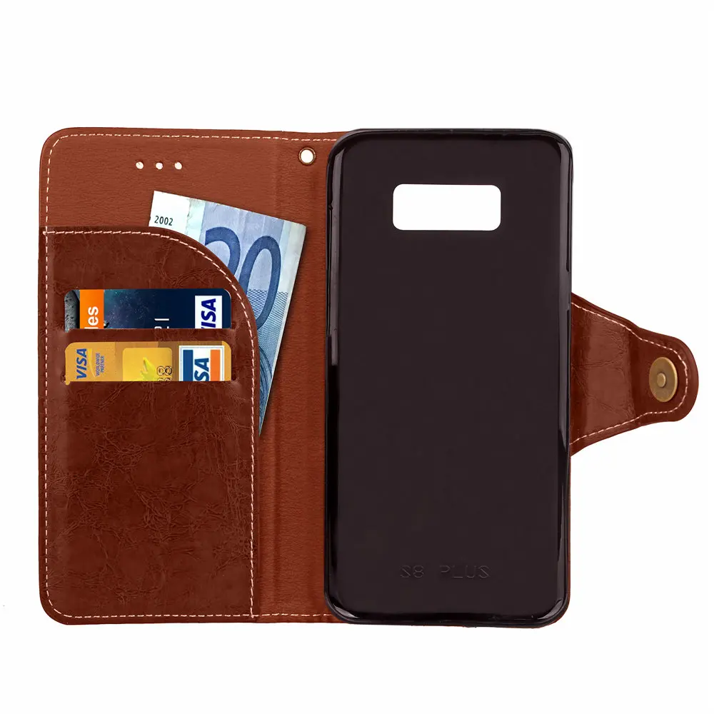 Case For Samsung Galaxy S8 S 8 8S G950F G950FD Wallet Flip Phone PU Leather Capa Cover SM-G950F SM-G950FD G 950F 950FD Coque Box | Мобильные