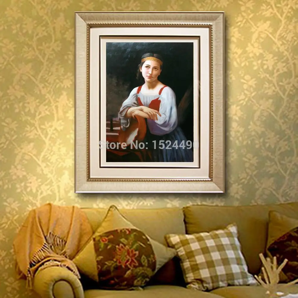 Ручная роспись Высокая. Q красивая девушка картина маслом на холсте настенные