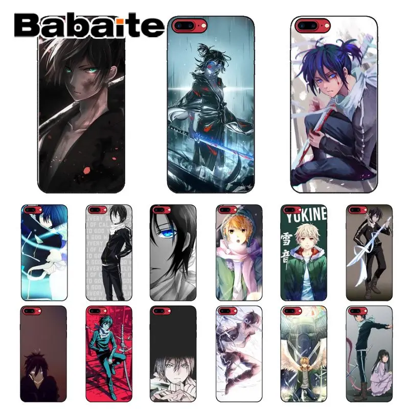 Черный чехол для телефона Babaite Anime Yukine Yato Noragami Apple iPhone 8 7 6 6S Plus X XS MAX 5 5S SE XR |