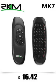 I98 PRO Amlogic S905X Smart Android 6,0 tv Box 1 ГБ 8 ГБ/2 ГБ 16 ГБ H.265 4K UHD медиаплеер 2,4 ГГц WiFi VP9 HDR10 телеприставка