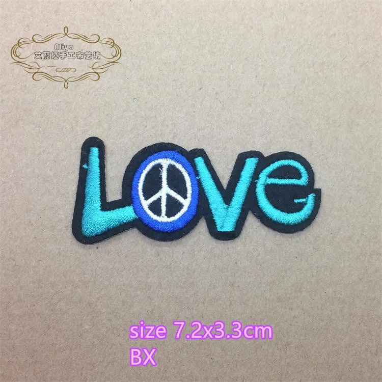1 pcs OMG cool Love BAM BOOM words embroidered iron on patches cloth accessories bag hat repair Appliques phone decor diy | Дом и сад