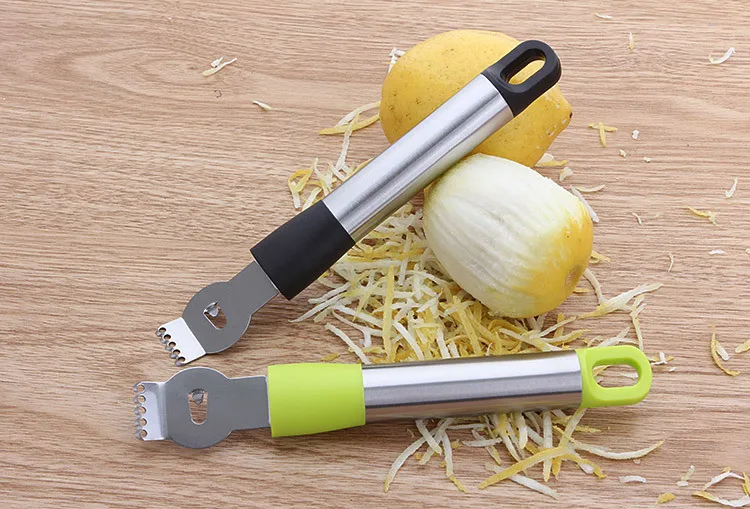 1 шт. из нержавеющей стали фрукты Peelers Лимон Оранжевый зестер терка для овощей
