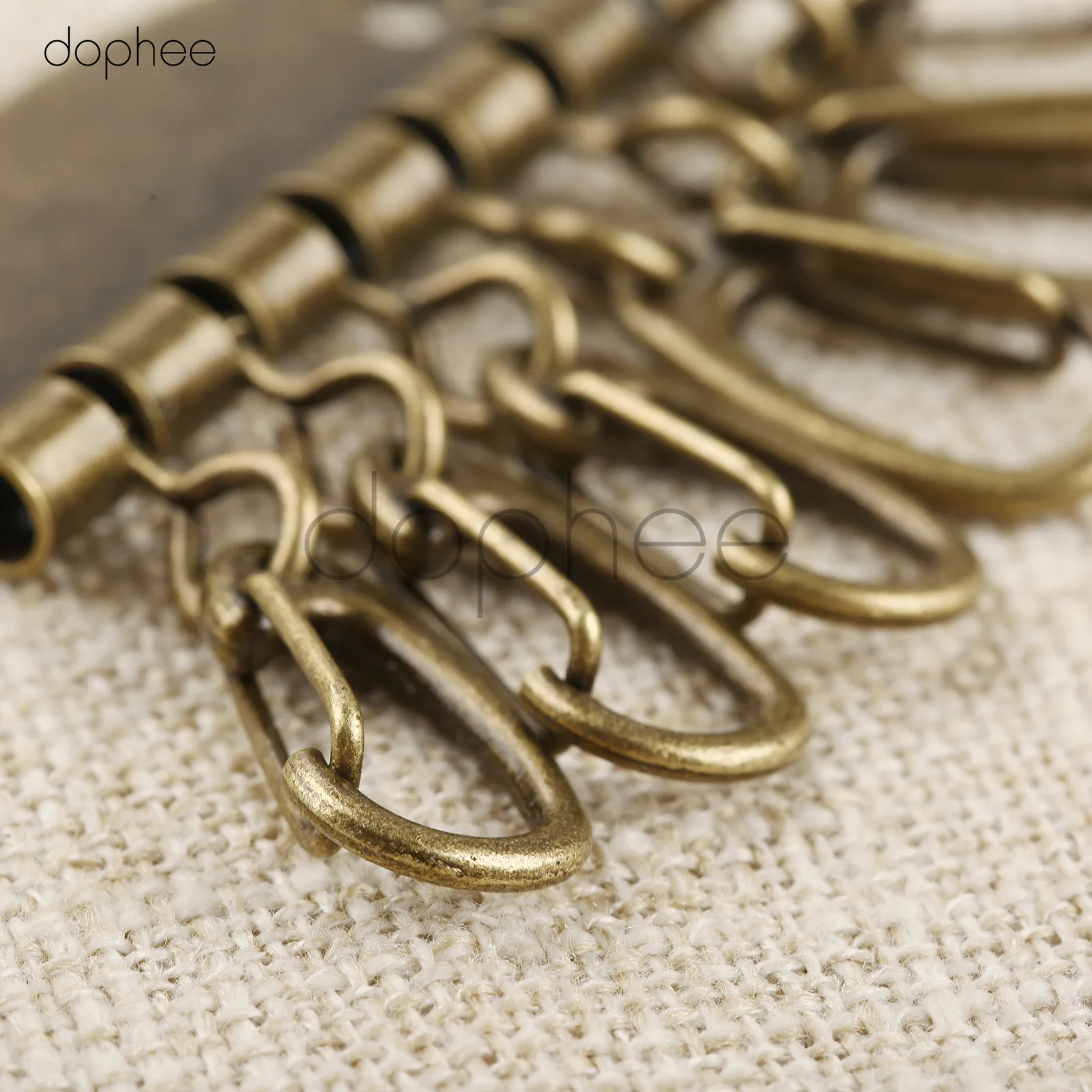 Dopee 5 шт. 4-6 крючков шитье Лоскутное шитье ключей DIY держатели для ключей шитье металла ключ DIY аксессуары цепочки для ключей кольцо брелок