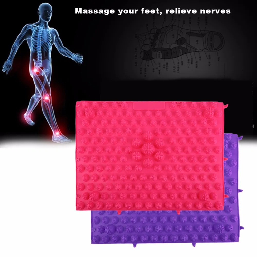 

Korean Style Foot Massage Pad TPE Modern Acupressure Reflexology Mat Acupuncture Rugs Fatigue Relieve Promote Circulation Game