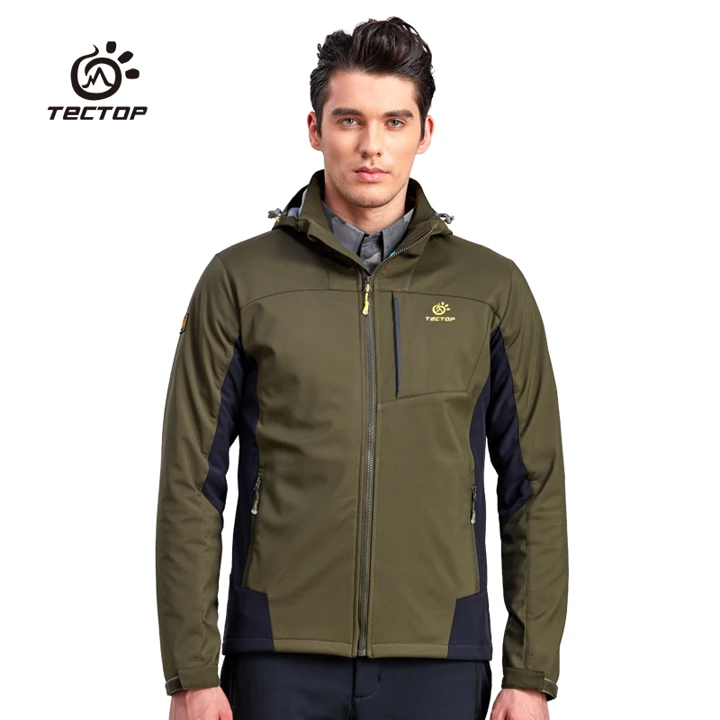TECTOP men/women Outdoor sports Soft shell Jacket 100% Waterproof windproof keep warm outdoor/hiking/camping Jackets | Спорт и