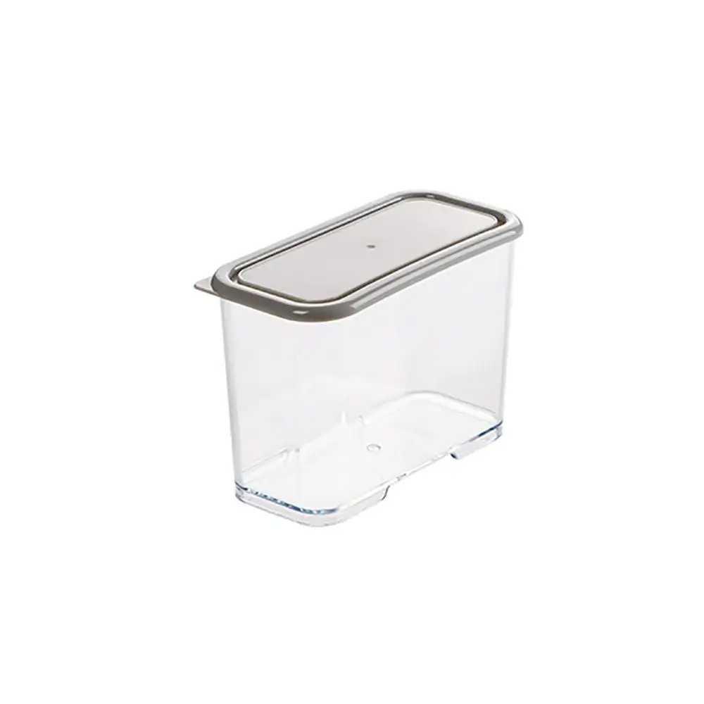 Gray 700ml 1 шт. контейнер для хранения еды Ящик Контейнер для крупы органайзер для холодильника чехол для сохранения фруктов еда свежие кухонные контейнеры - Цвет: Gray 700ml