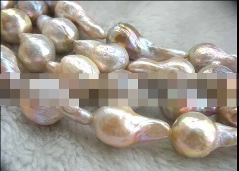 

free shipping big! freshwater pearl multicolor drop baroque reborn keshi Necklaces