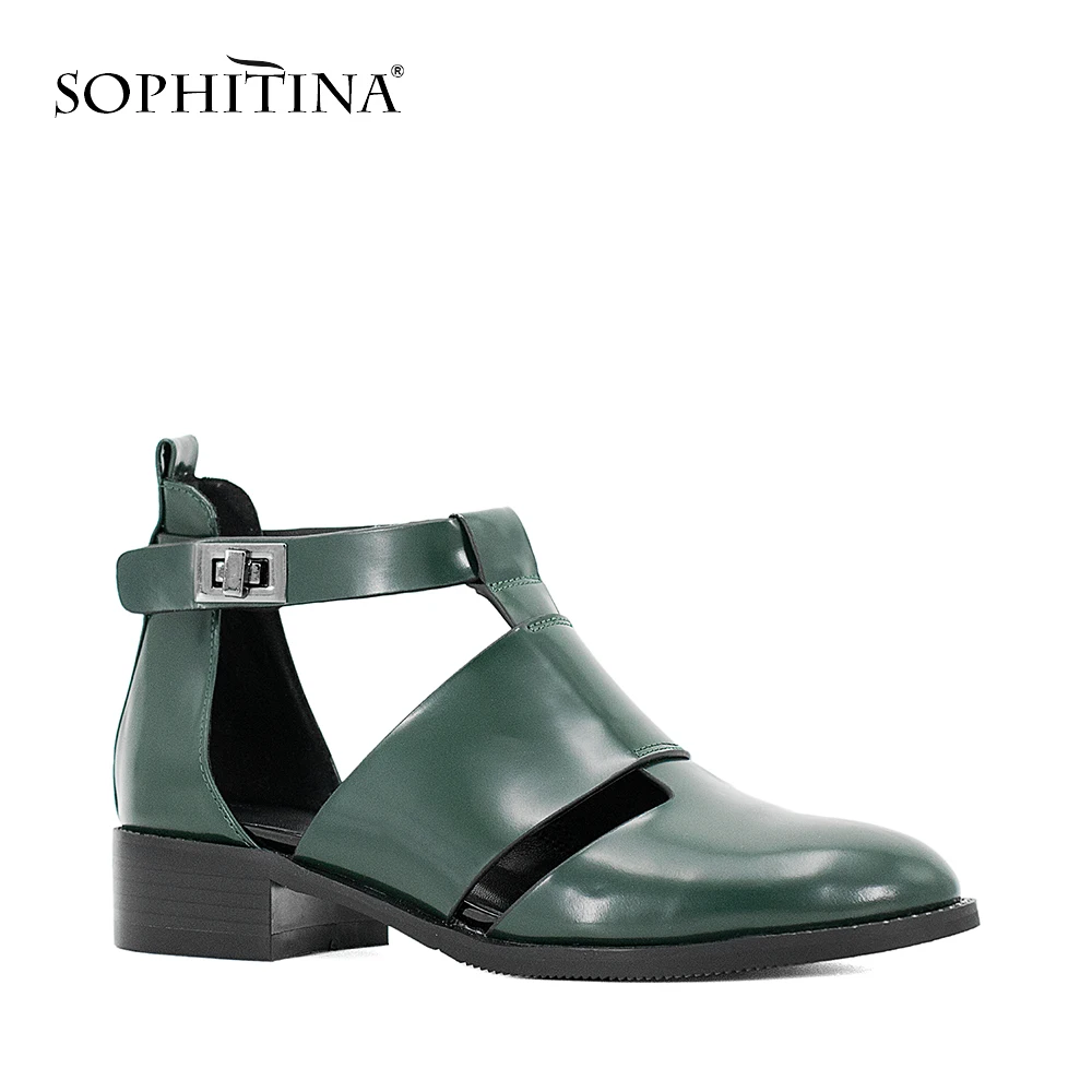 SOPHITINA/Хит продажи 2019г. Летняя обувь выполнена из натуральной кожи подкадка свиной