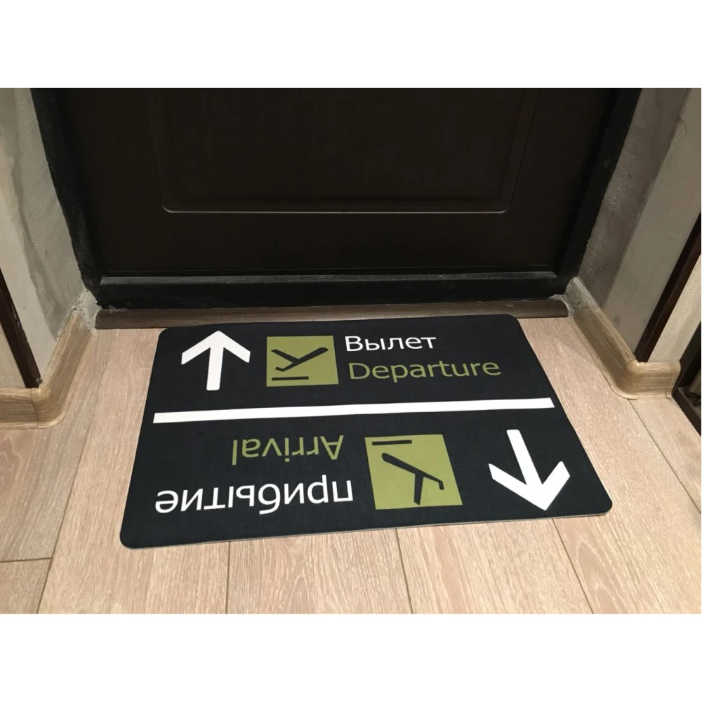 Новый домашний декор HUGSIDEA ковры для входной двери забавные Русские слова коврики