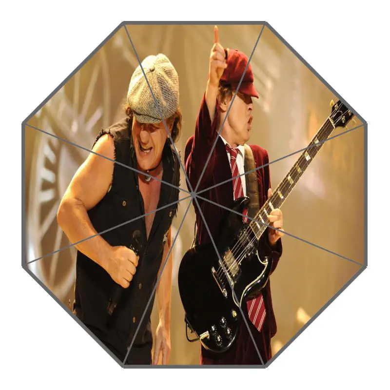 Оранжевый Новое поступление на заказ ACDC зонты креативный дизайн высокое качество складной зонт от дождя - Цвет: Оранжевый