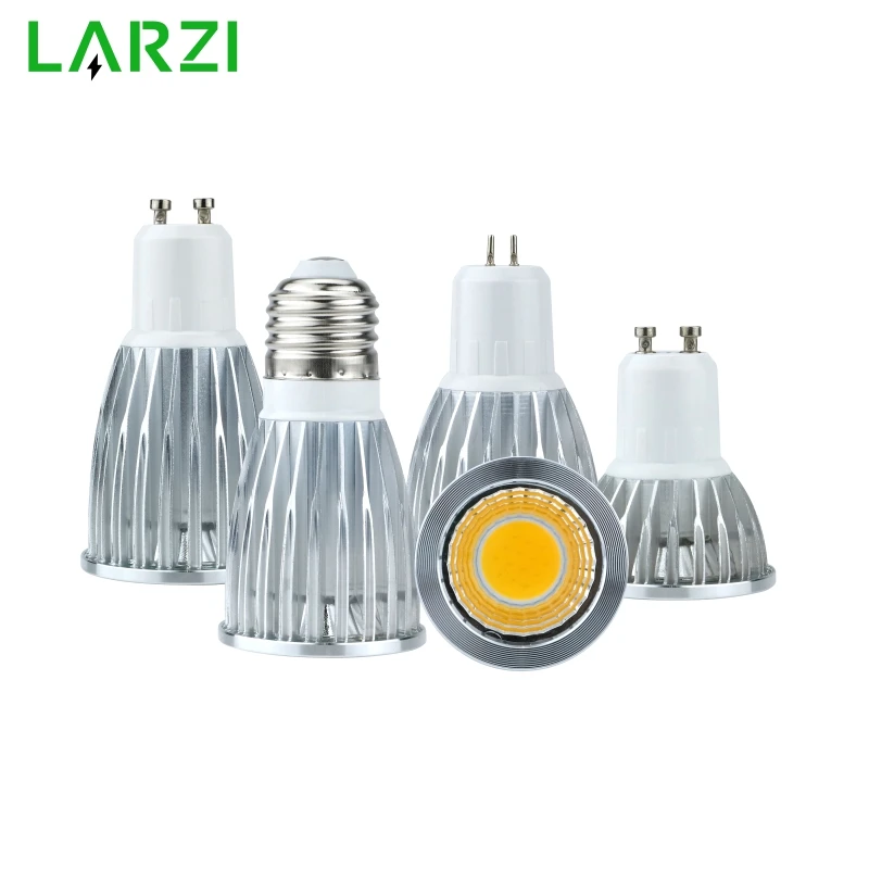 E27 MR16 GU5.3 GU10 лампада Светодиодный лампа 3W 5W 7W 10W 110V 220V Bombillas светодиодный светильник 85-265V COB Точечный светильник Lampara точечный светильник