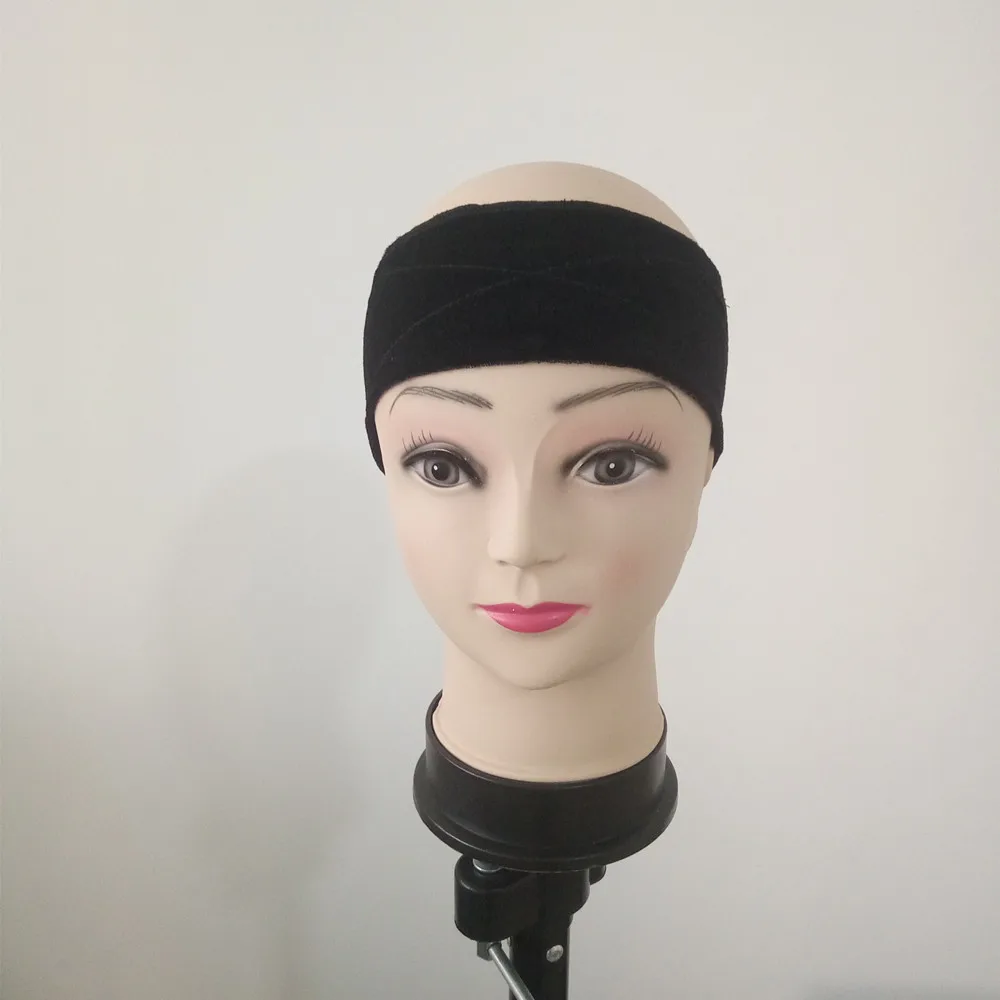 Hand made wig grip band, hold your wig, hat or scarf with comfort feeling in Black color