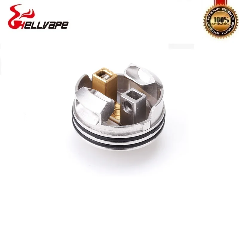 Оригинал Hellvape Rebirth 24 мм RDA Vape бак 810 капельный наконечник одна катушка сборка для