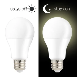 Лампочка со светодиодным датчиком 10 Вт 15 Вт E27 B22 Dusk To Dawn лампочка с сенсорным управлением AC85V-265V дневной Ночной свет Авто ВклВыкл светодиодный светильник для домашнего освещения