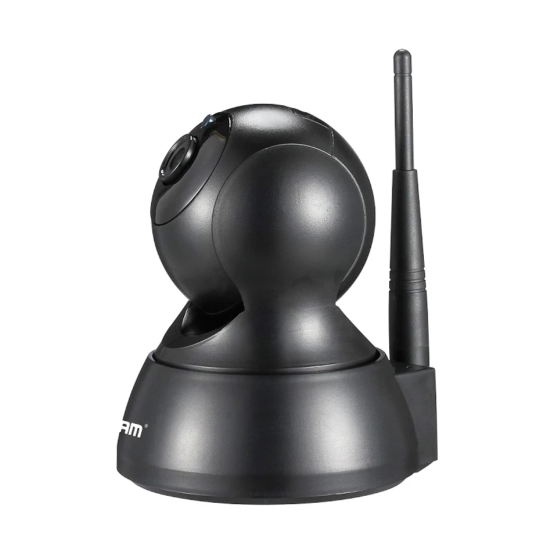 Домашняя мини камера ESCAM QF007 720 P Wi Fi ИК сигнализация Pan/Tilt IP черный/белый|ip camera black|home