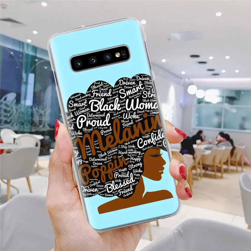Меланина попсовое чехол для телефона для samsung Galaxy S10e S10 плюс S7 S8 S9 Plus, Note 8, 9, 10, плюс S10 Примечание 10 5G жесткий чехол Coque