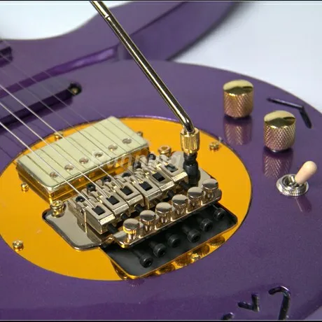 Электрогитара металлик Фиолетовый Цвет принц SH пикапы с золотым маркадистом