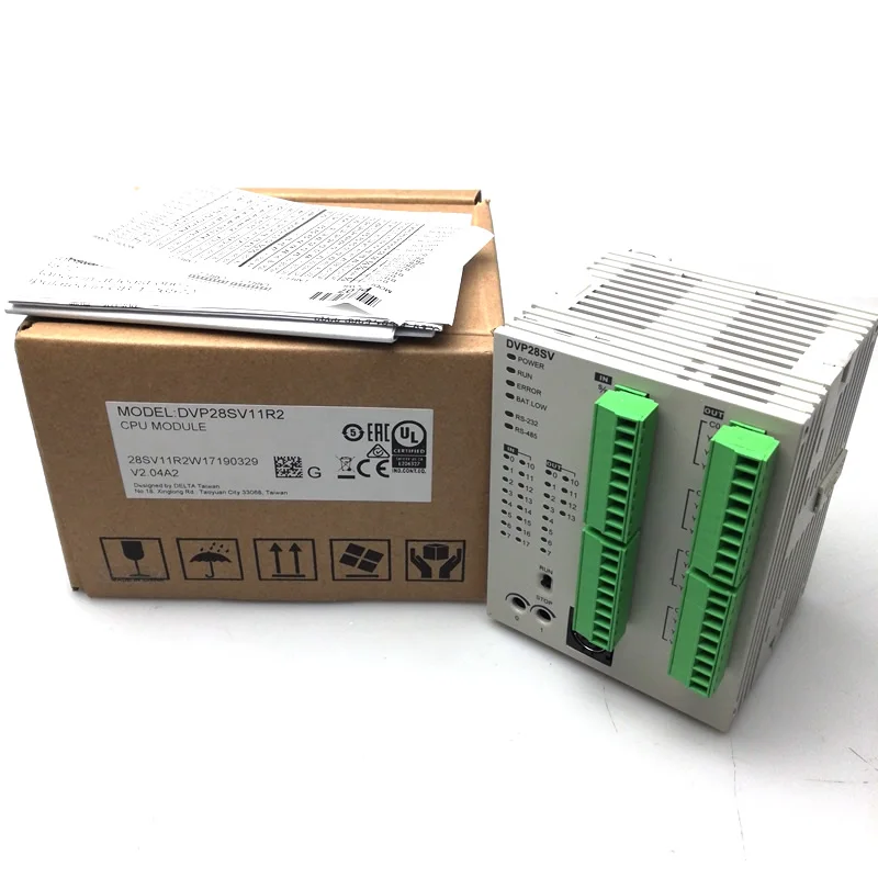

Original Delta full new DVP28SV11R2 PLC 16DI 12DO Relay output 24VDC,Freeshipping