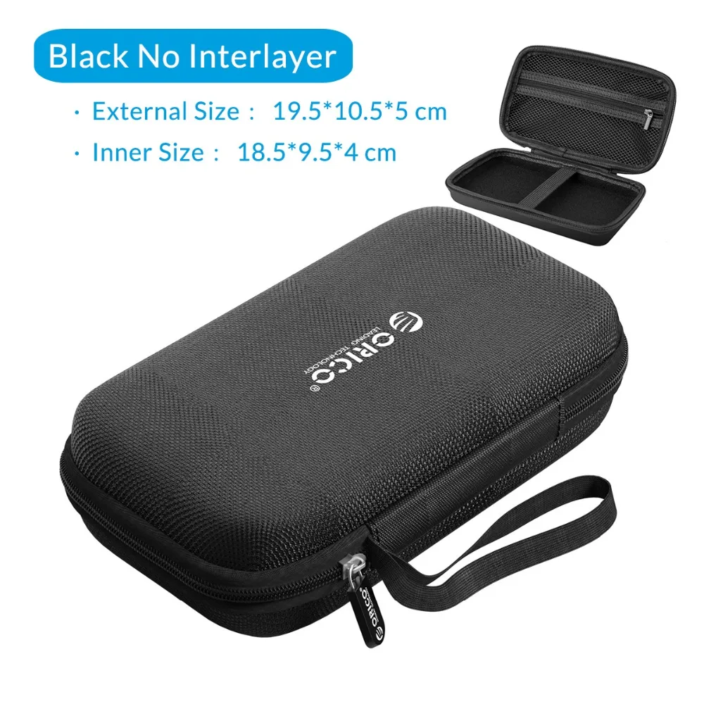 Чехол ORICO HDD power Bank чехол для 2,5 жесткого диска USB кабель для внешнего хранения чехол для SSD, HDD коробка для хранения