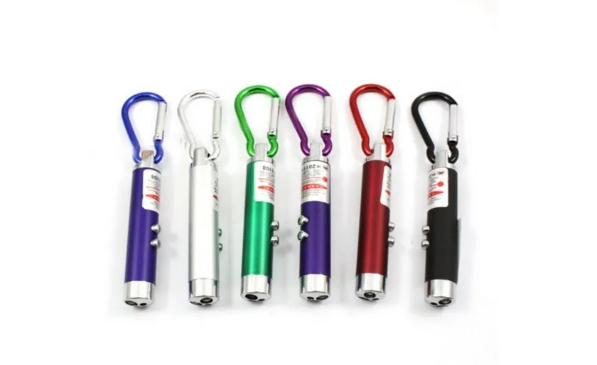 2013 New 3-in-1 Mini Laser Multifuctional Green Pen Pointer in LED Torch Light with Keychain for Pets + Free Shipping | Компьютеры и