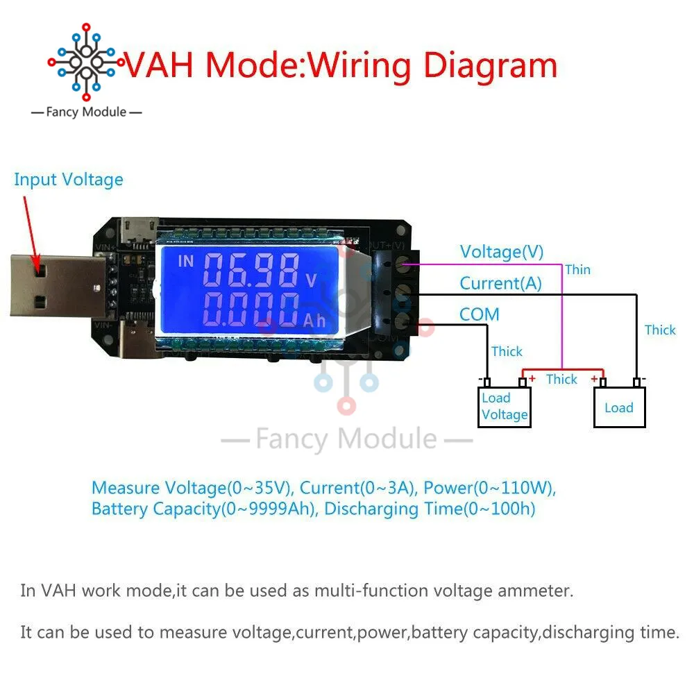 Step Up/Down Buck Boost Converter Power Supply Modul USB Type-C Micro Input 5V to 3.3-24V Voltage Current Adjustable Switch | Инструменты