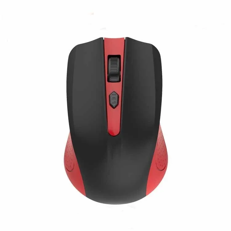 red SeenDa 2.4GHz Wireless Mouse 4 Keys USB Receiver Pro Gamer Mice 1600 DPI Mice Optical Wireless Mouse For PC Laptop Desktop - Цвет: red