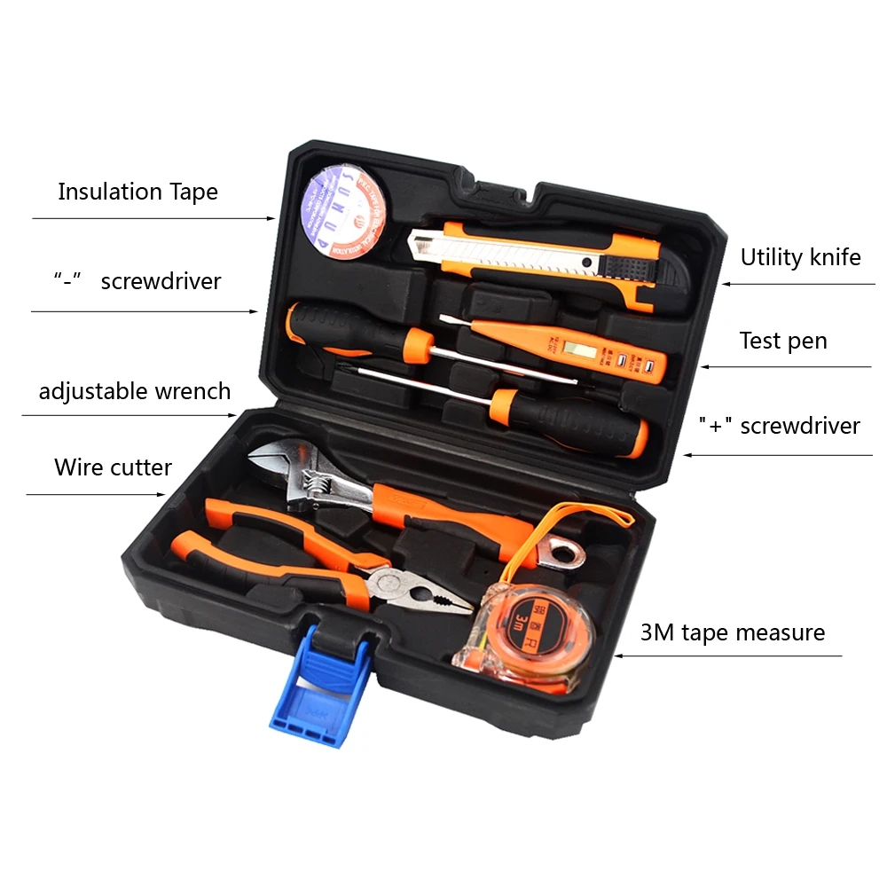 Обжимные плоскогубцы набор ручных инструментов универсальный для домашнего