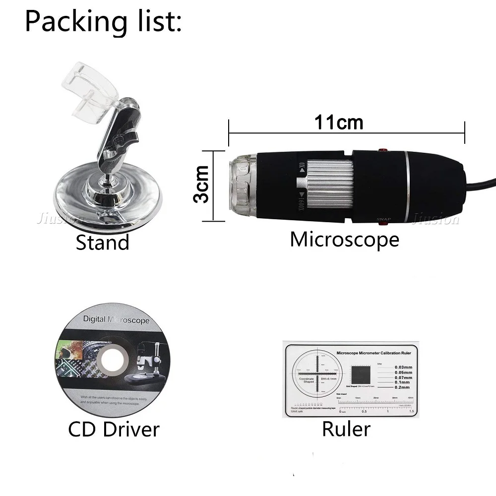 Ручной 40 до 1600X USB цифровой микроскоп мини камера электронный эндоскоп Лупа