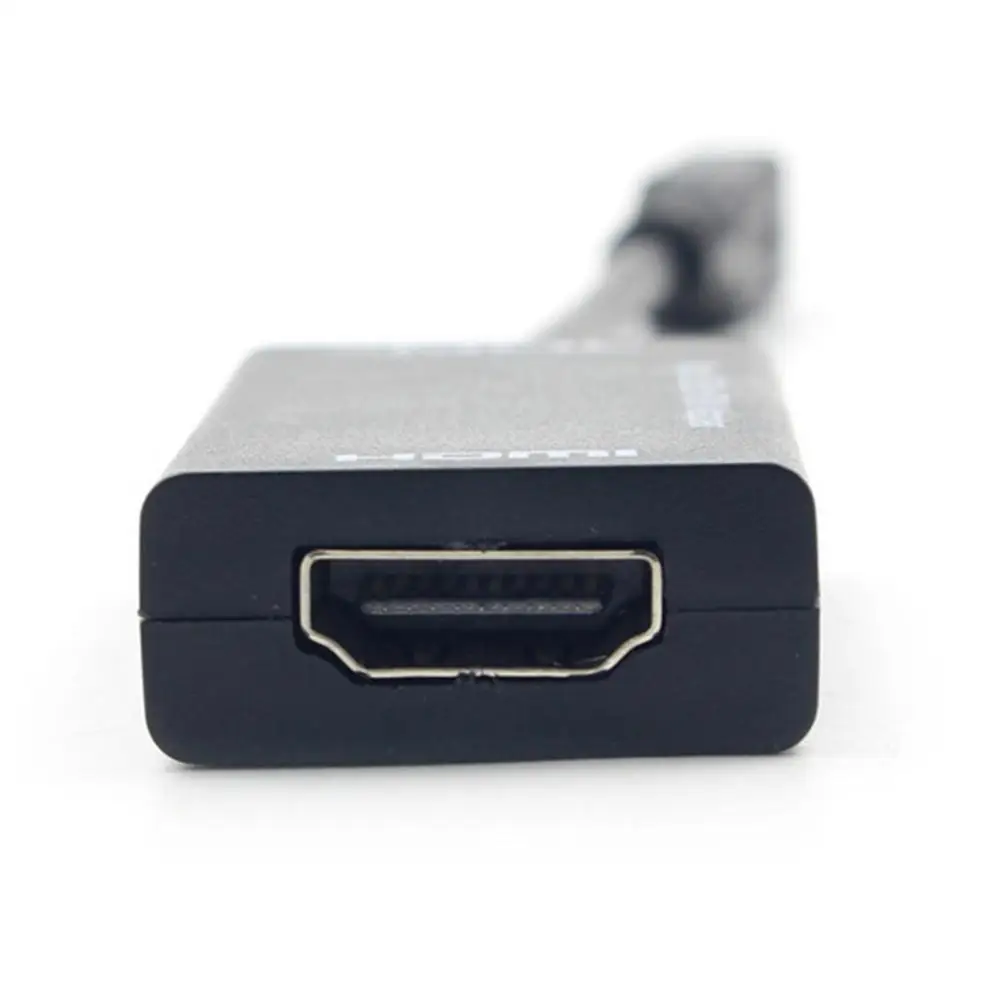 Новый высококачественный Черный Micro USB к HDMI Мужской женскому высокая скорость HDTV