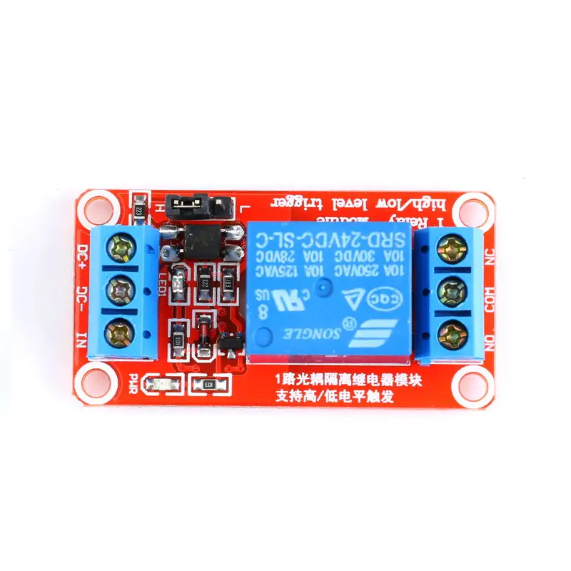 1 канал 5В 12В 24В релейный модуль щит для Arduino с опора оптопары высокого и низкого