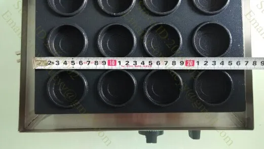 Коммерческий Применение 12 Отверстия Электрический красная фасоль Dorayaki Бейкер