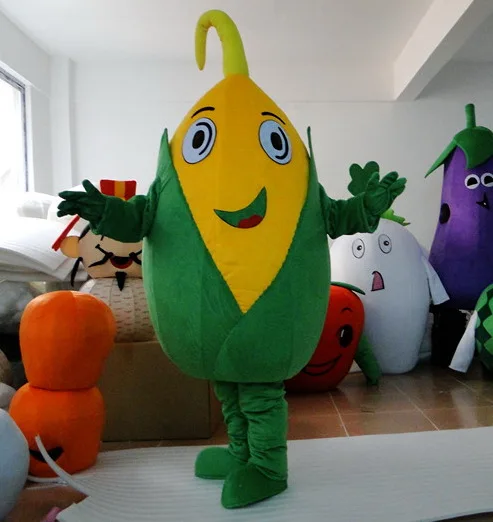 Можно помыть водой материал EVA маскарадный костюм кукурузы еда мультфильм одежда