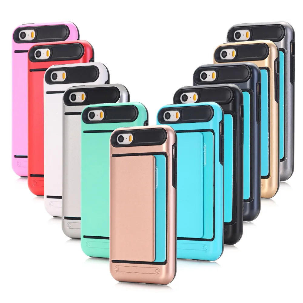 Горячая Распродажа металлический стиль для iPhone 5C случае Портативный карты