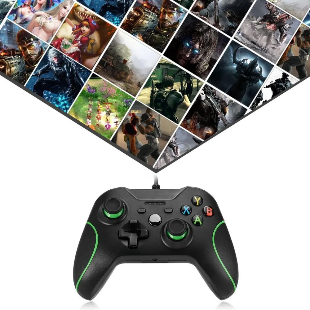 Геймпад для Xbox ONE проводной USB контроллер с двойной вибрацией и эргономичным
