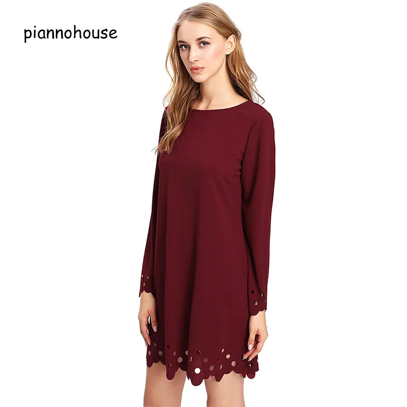 Piannohouse 2018 Летняя новинка платье женская одежда Вязание перфорированная ткань