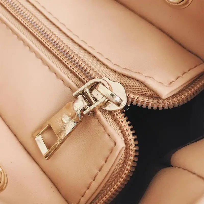 Для женщин наплечник Сумки кожа мини площади Crossbody сумка мессенджер на цепочке ремень лоскут Дизайнер Сумка-клатч